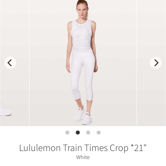 Lululemon Train Times Crop White - Picture 9 of 9